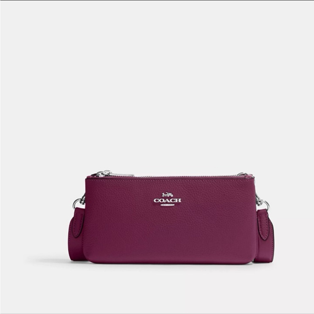 Coach Mulberry Leather Crossbody Bag